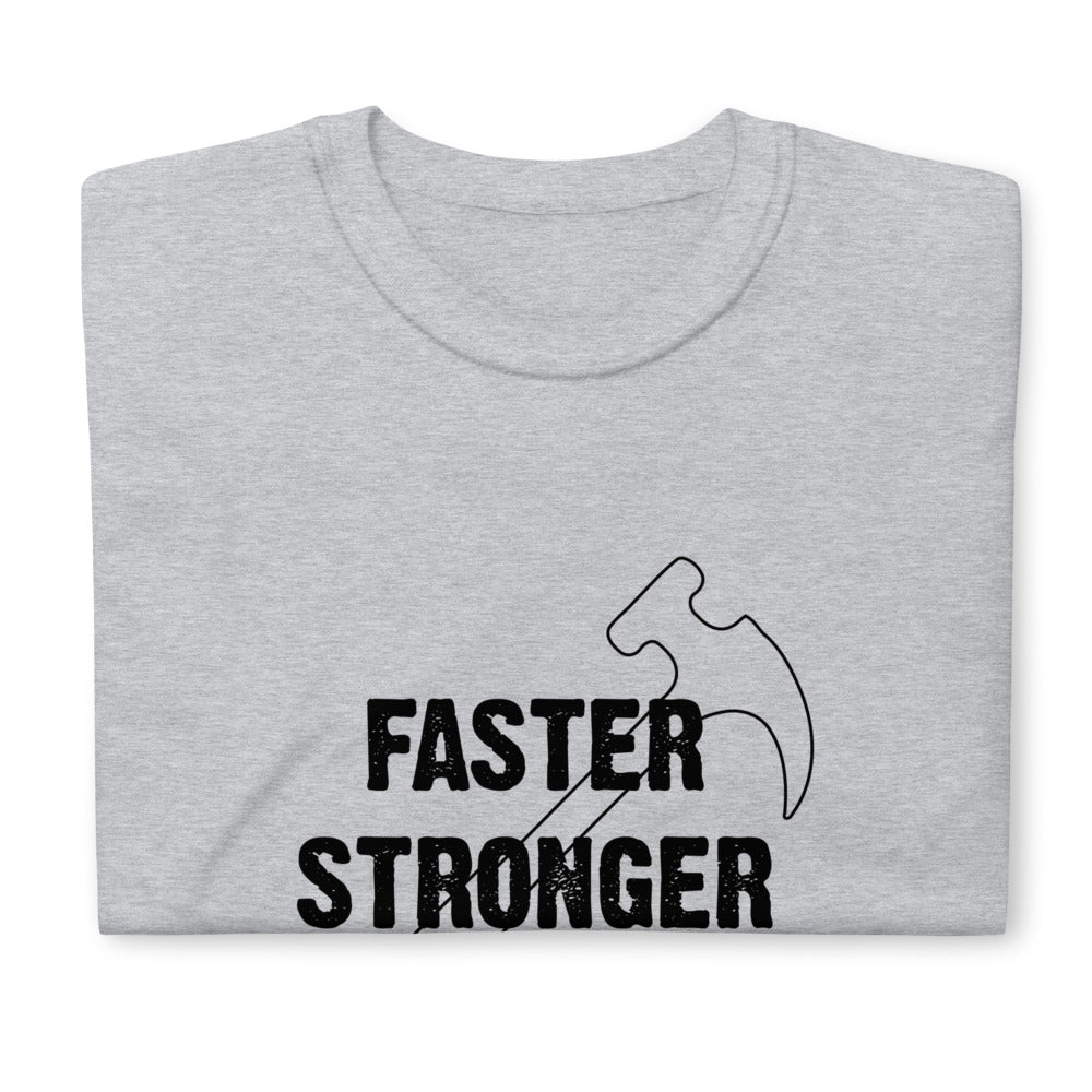 T-Shirt Homme - Faster Stronger Menuisier