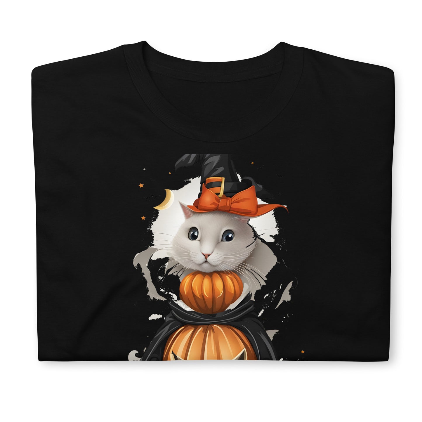 T-shirt Unisexe - Chat Halloween