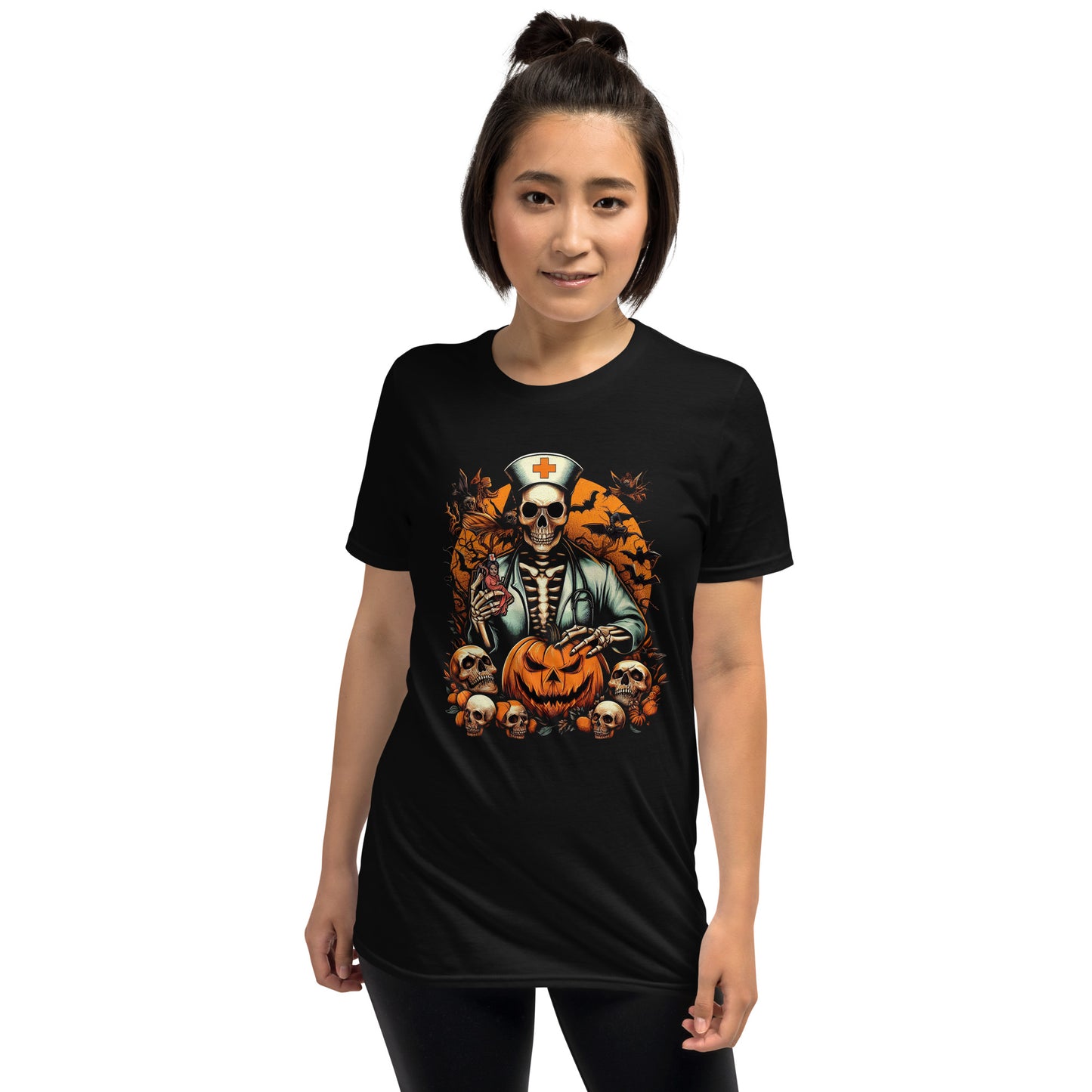 T-shirt Unisexe - Halloween Infirmière