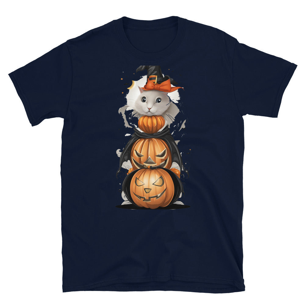 T-shirt Unisexe - Chat Halloween