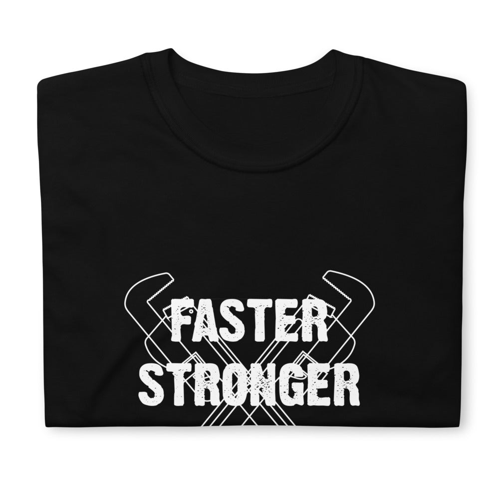 T-Shirt Homme - Faster Stronger Plombier