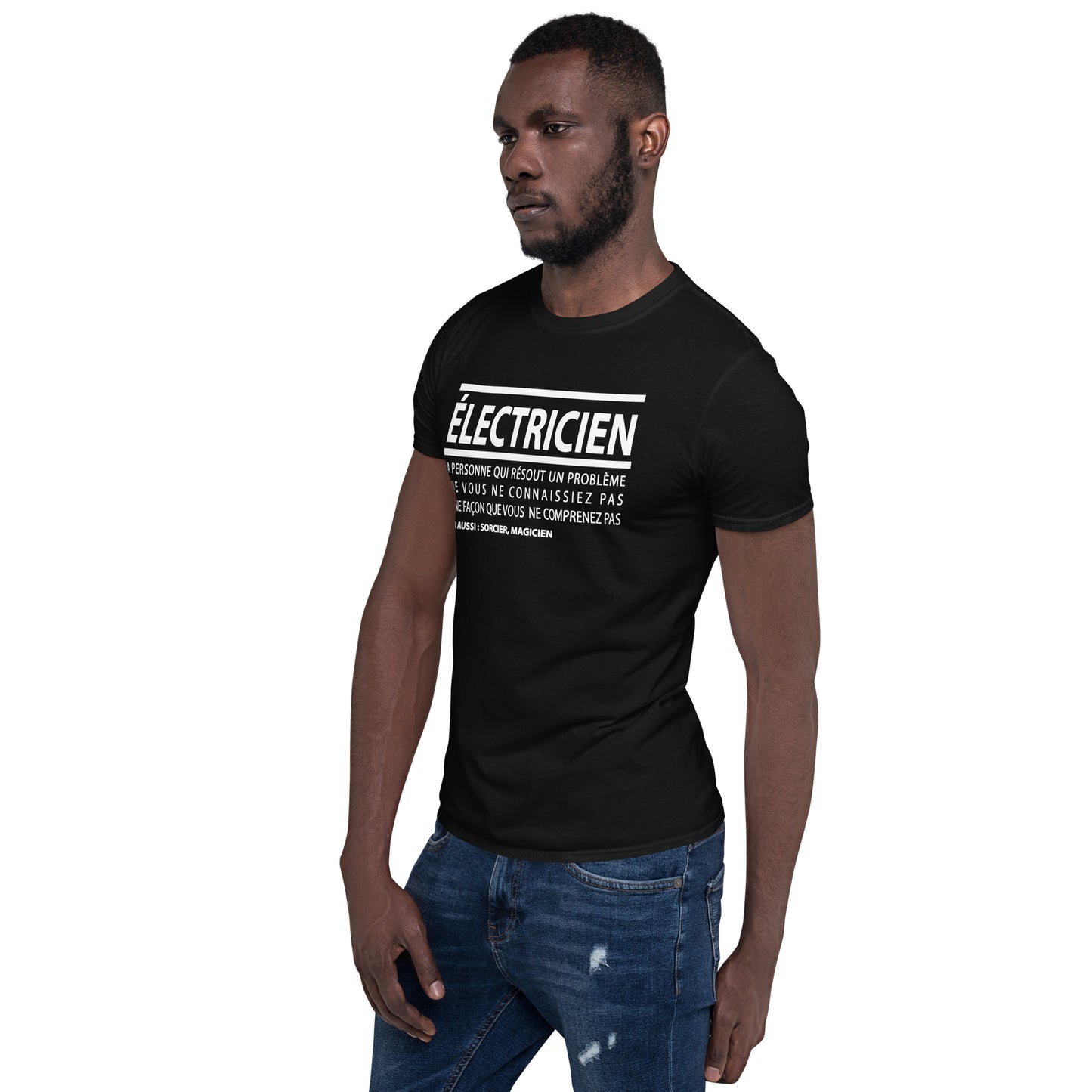 T-Shirt Homme - Électricien définition