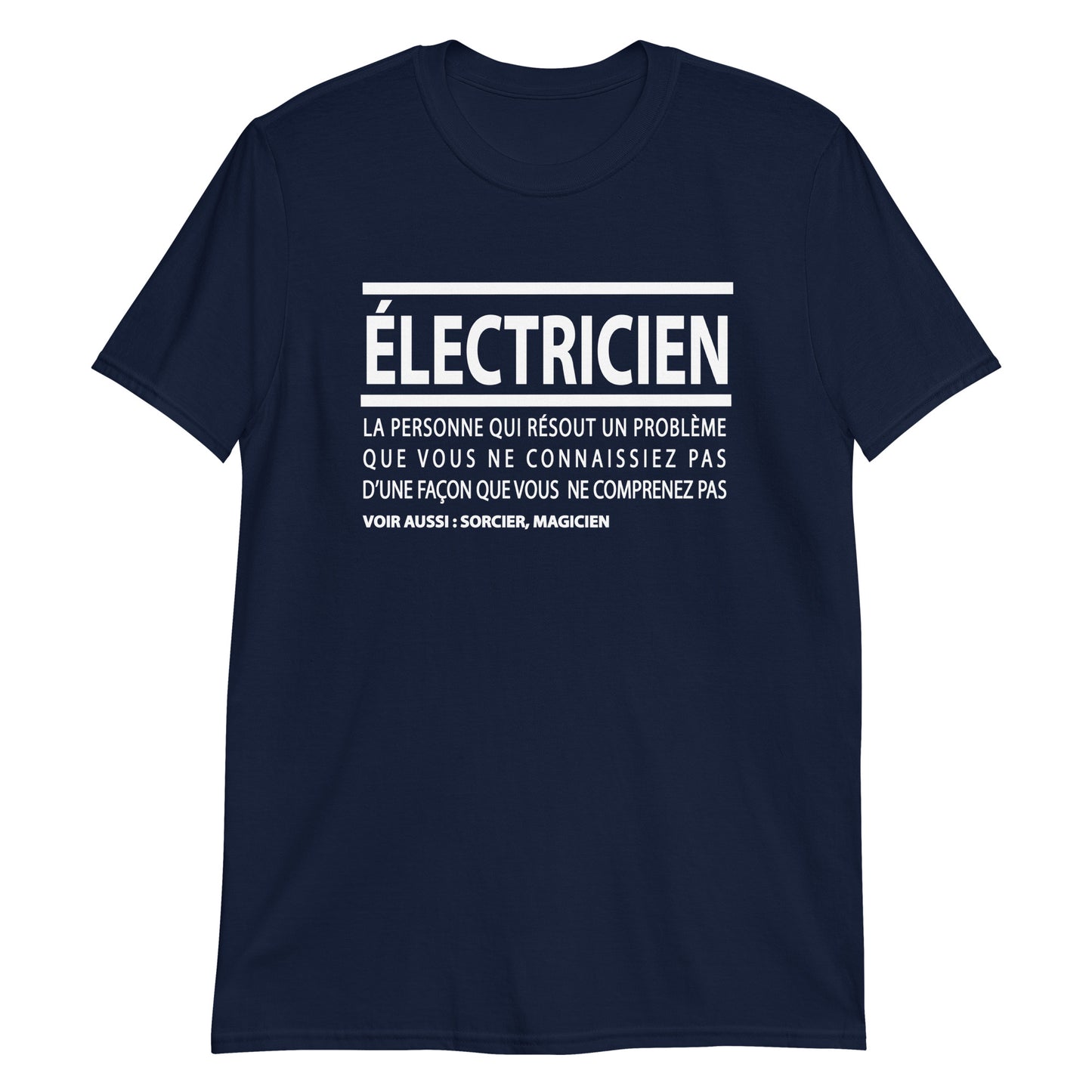 T-Shirt Homme - Électricien définition