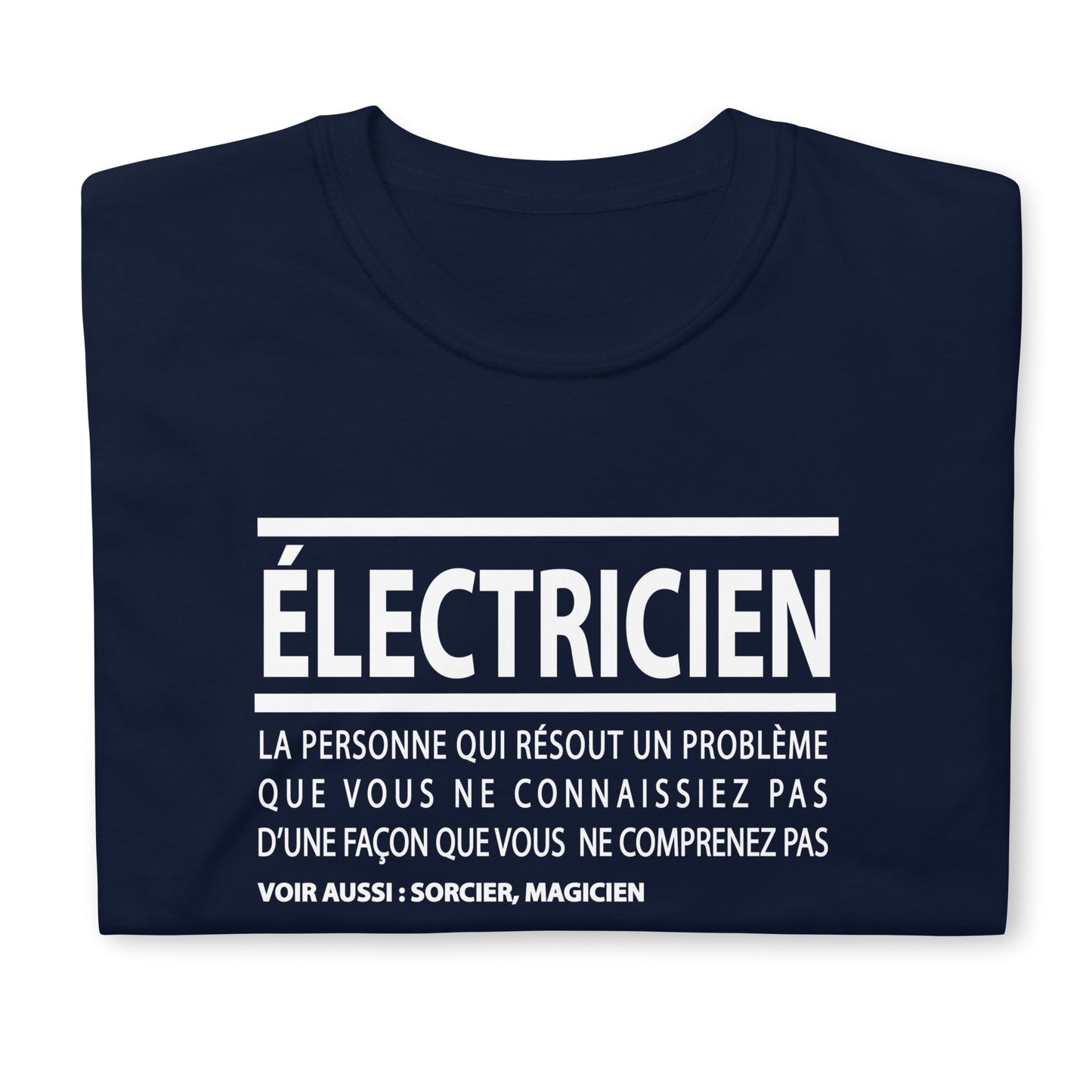 T-Shirt Homme - Électricien définition