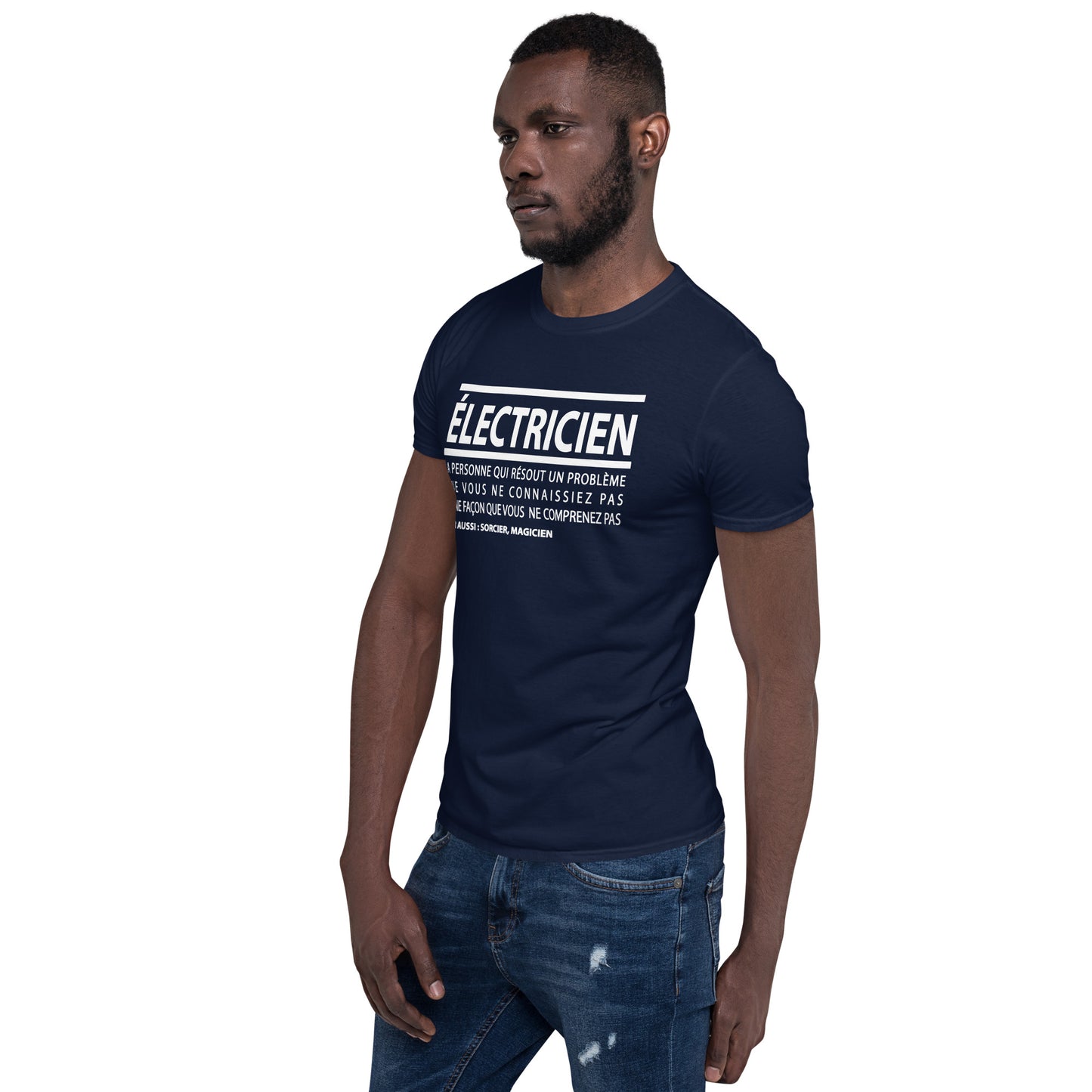 T-Shirt Homme - Électricien définition