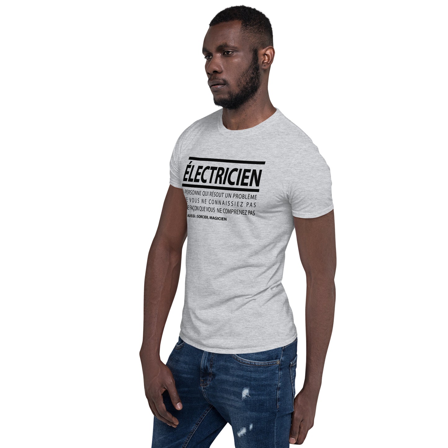 T-Shirt Homme - Électricien définition