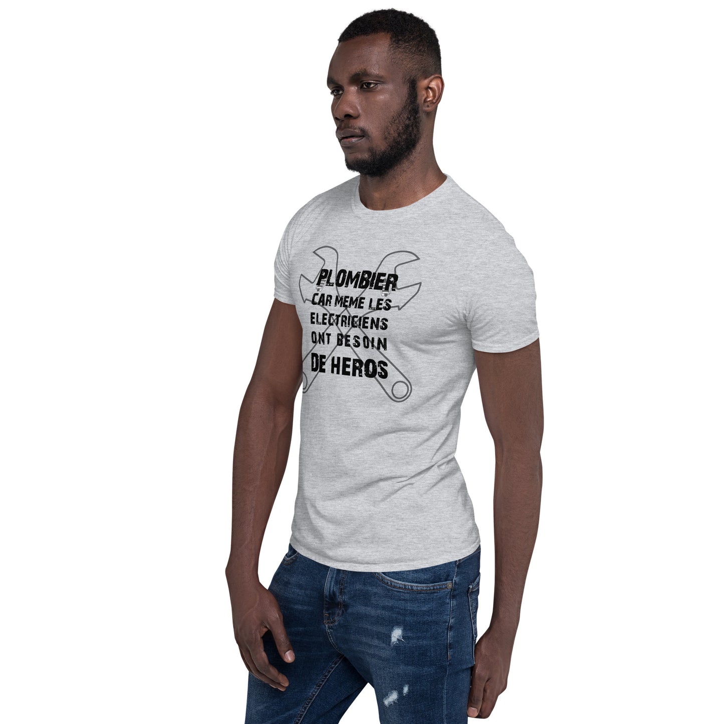 T-shirt Homme - Plombier Heros