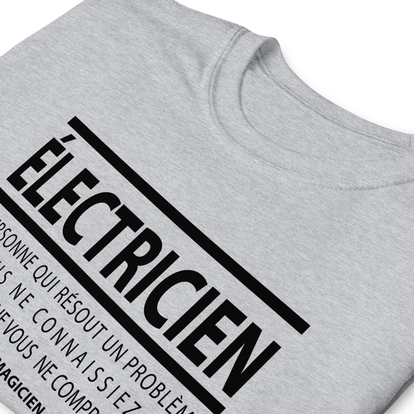 T-Shirt Homme - Électricien définition