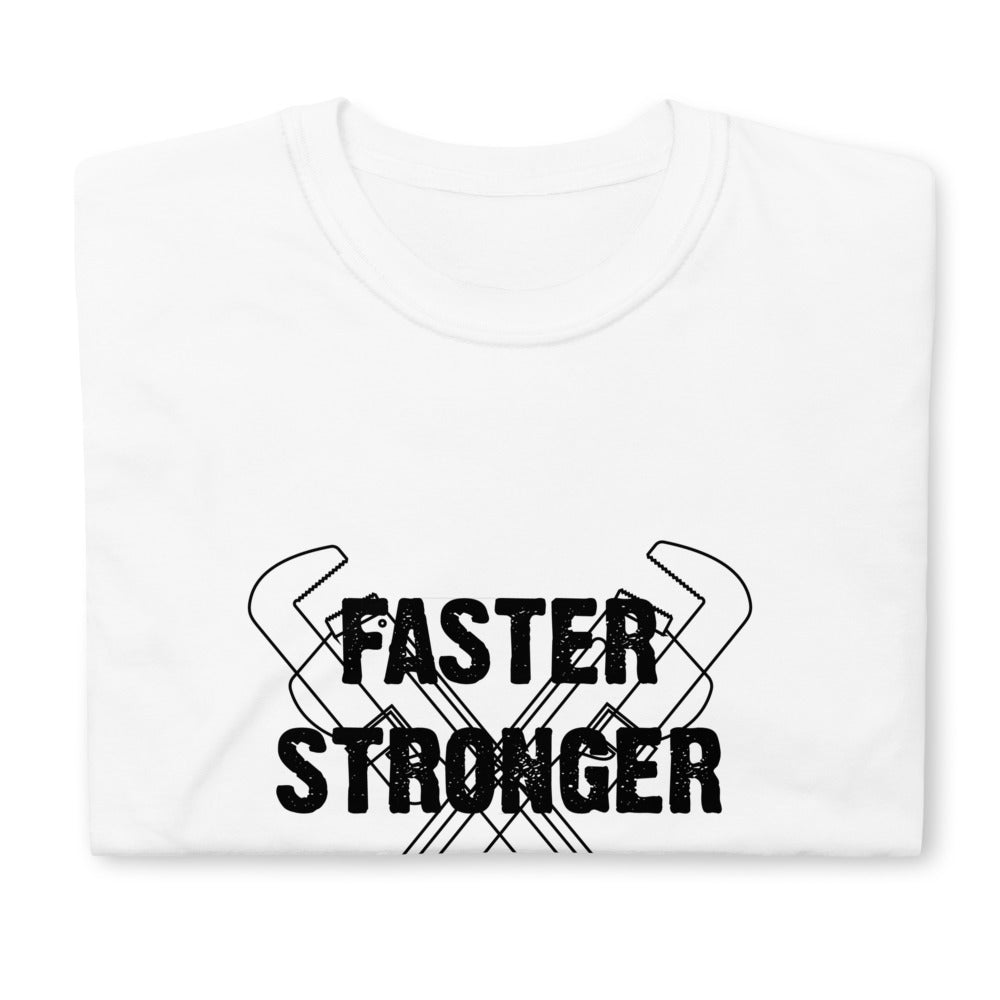 T-Shirt Homme - Faster Stronger Plombier