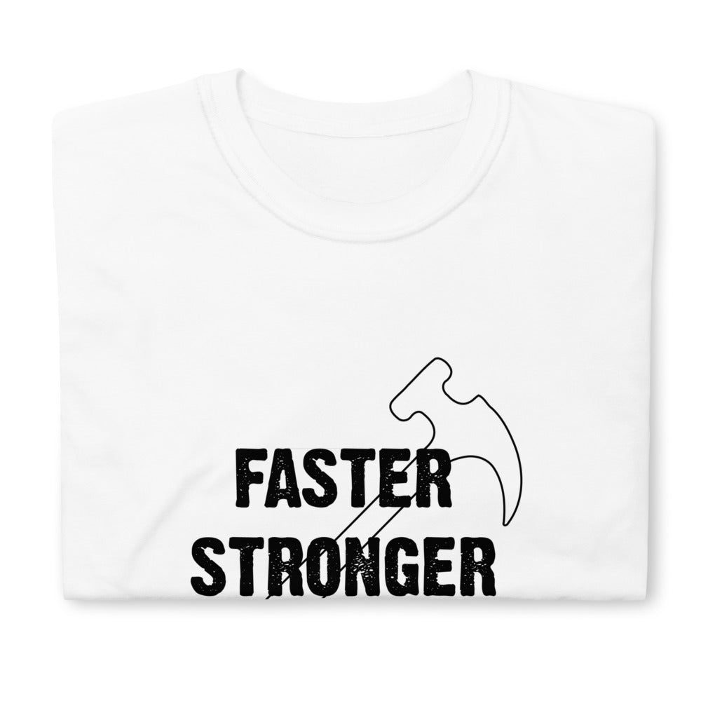 T-Shirt Homme - Faster Stronger Menuisier