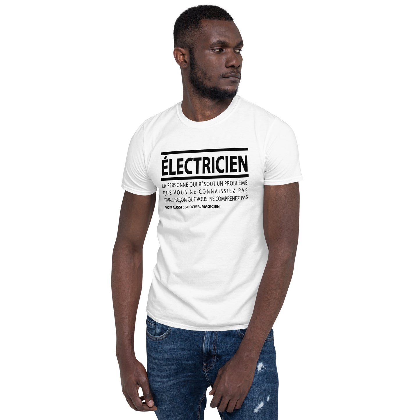 T-Shirt Homme - Électricien définition