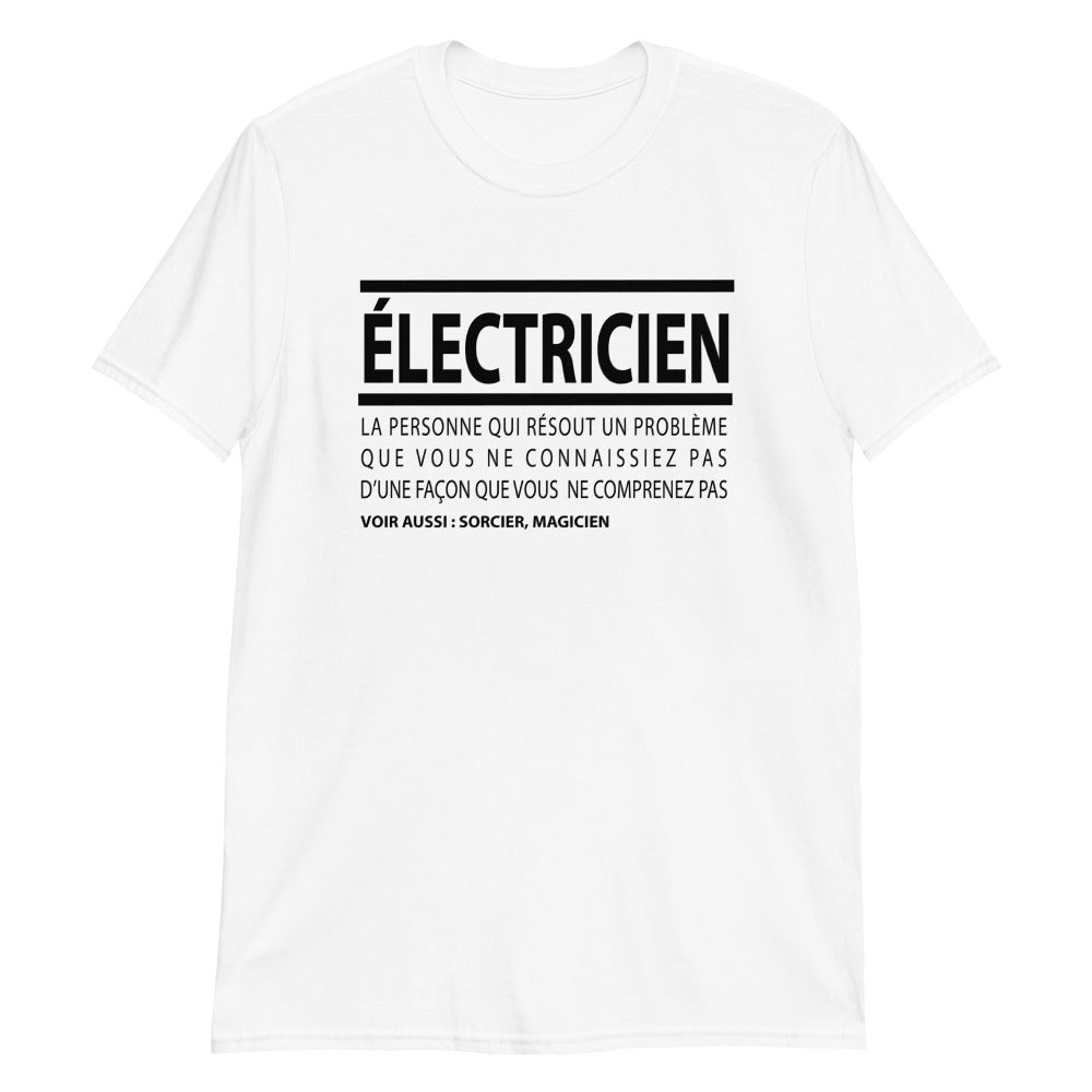 T-Shirt Homme - Électricien définition