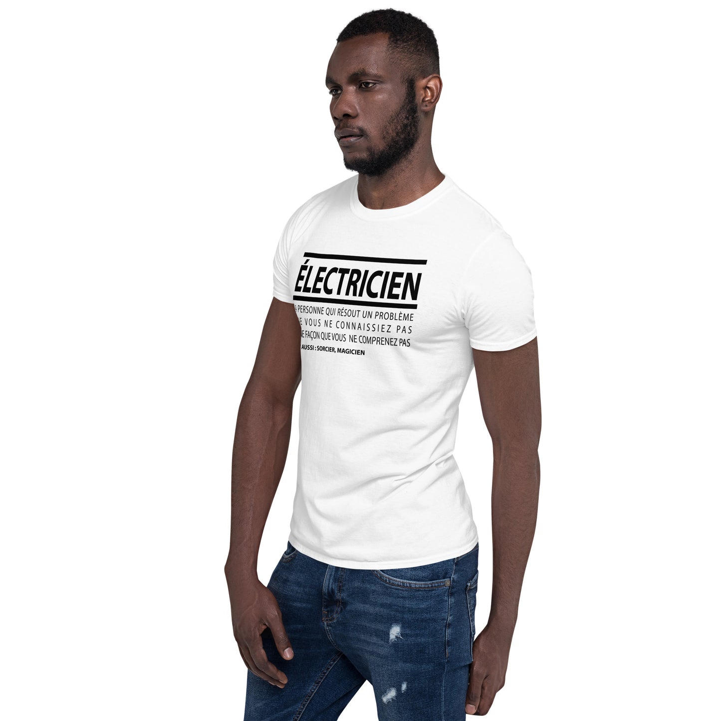 T-Shirt Homme - Électricien définition