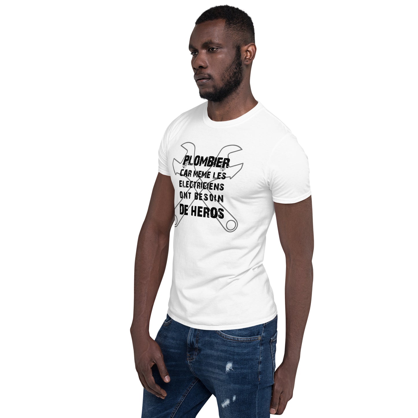 T-shirt Homme - Plombier Heros