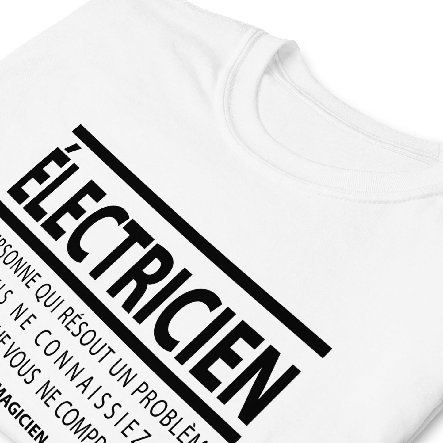 T-Shirt Homme - Électricien définition