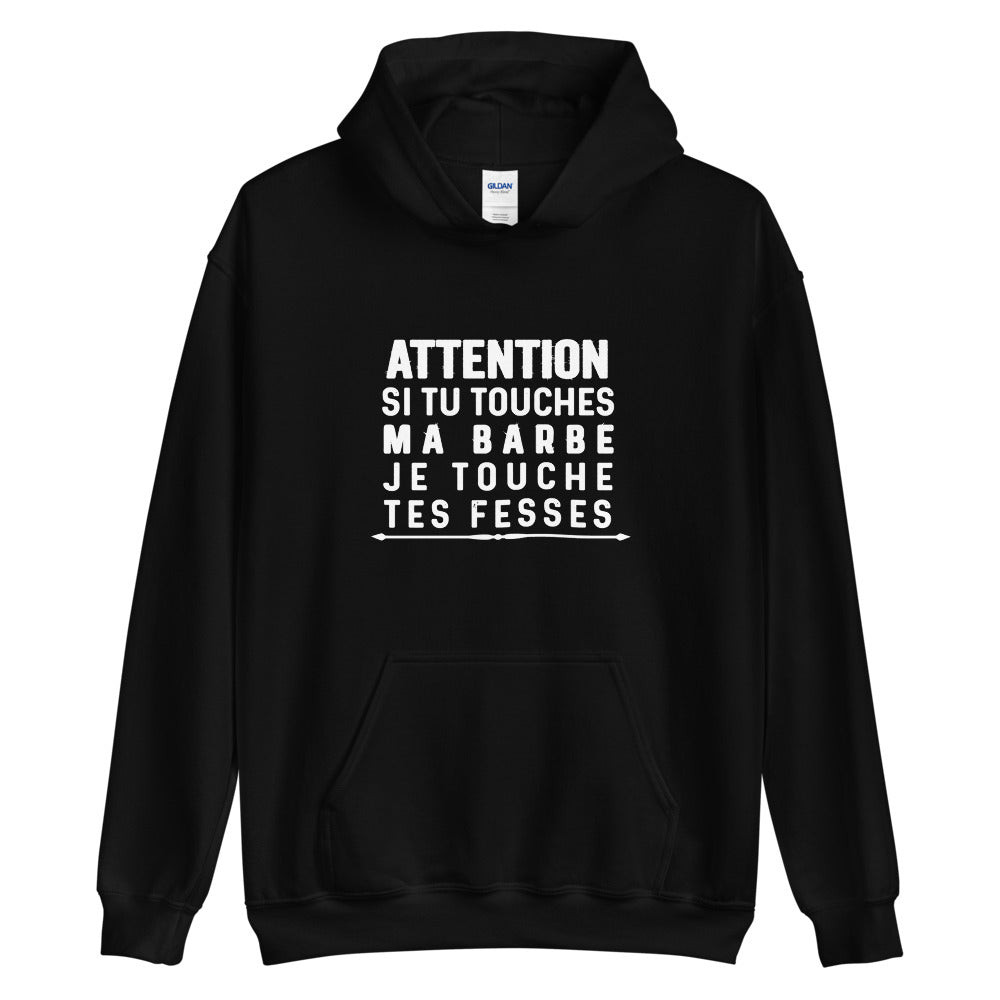 Hoodie Homme - Barbe Fesses