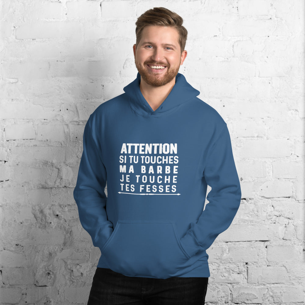 Hoodie Homme - Barbe Fesses