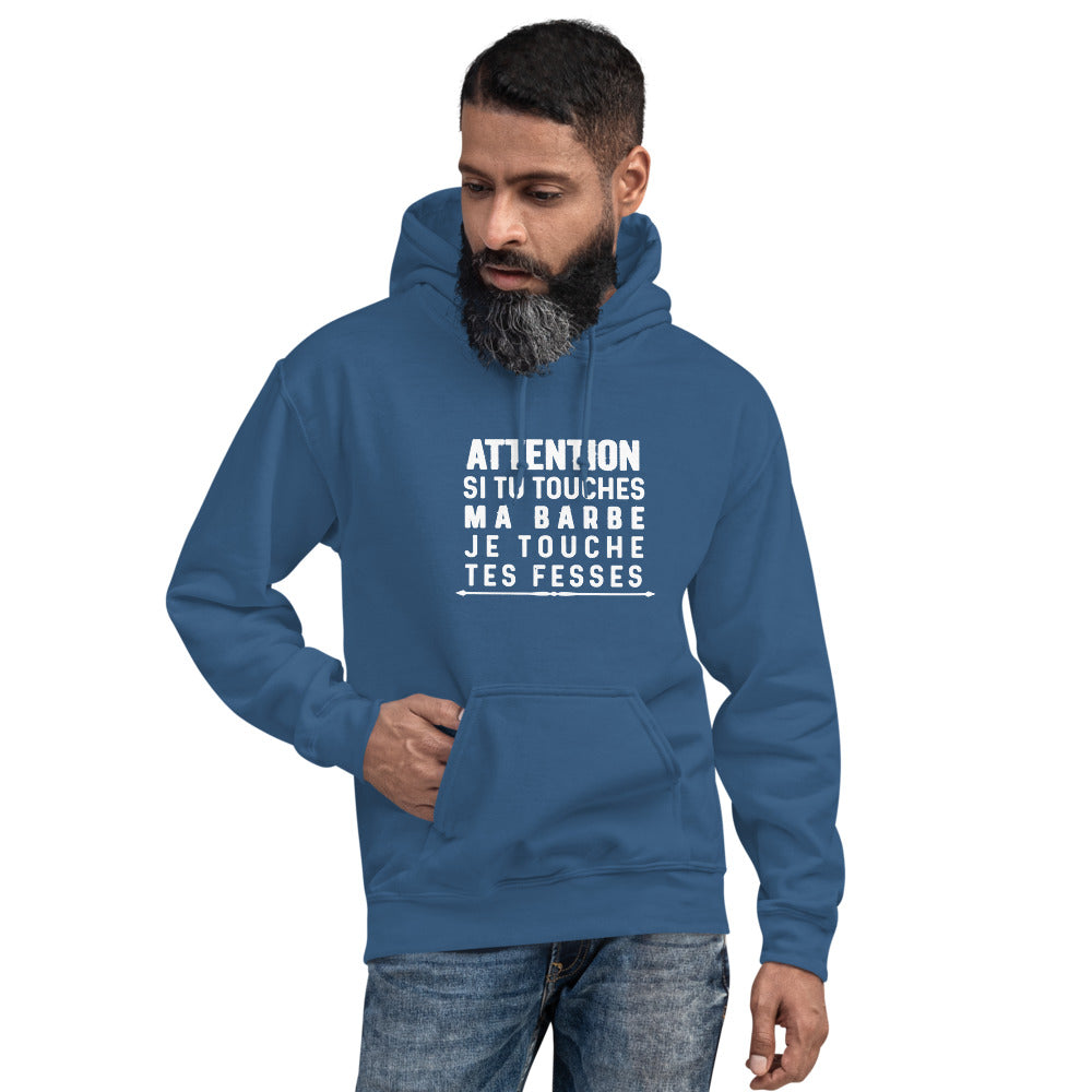 Hoodie Homme - Barbe Fesses