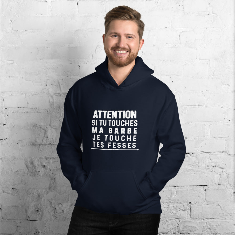 Hoodie Homme - Barbe Fesses