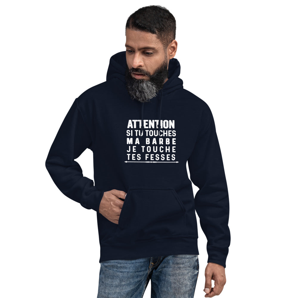 Hoodie Homme - Barbe Fesses