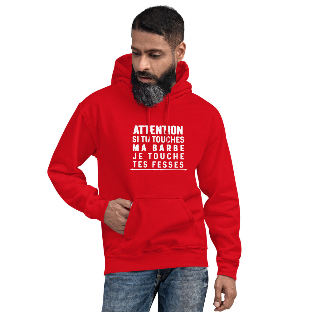 Hoodie Homme - Barbe Fesses