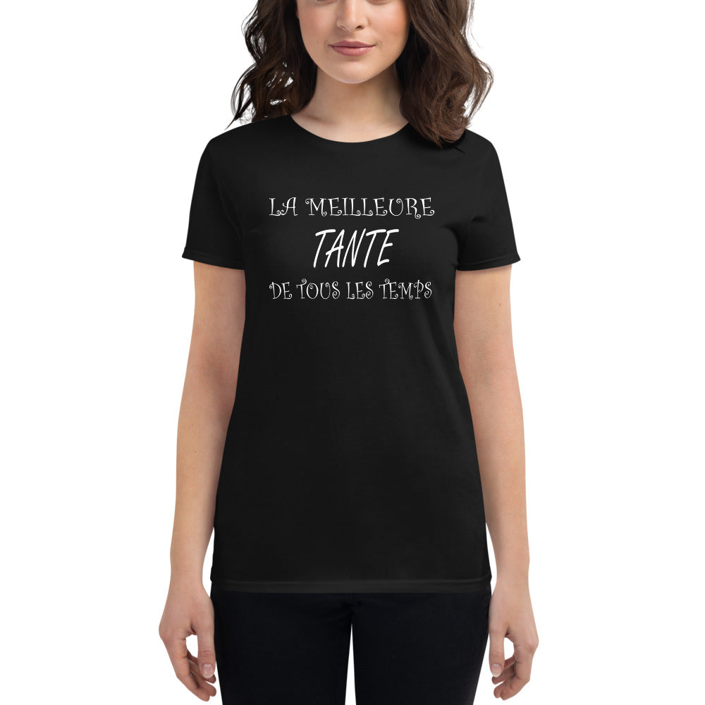 T-Shirt Ajuste Femme - Meilleure tante