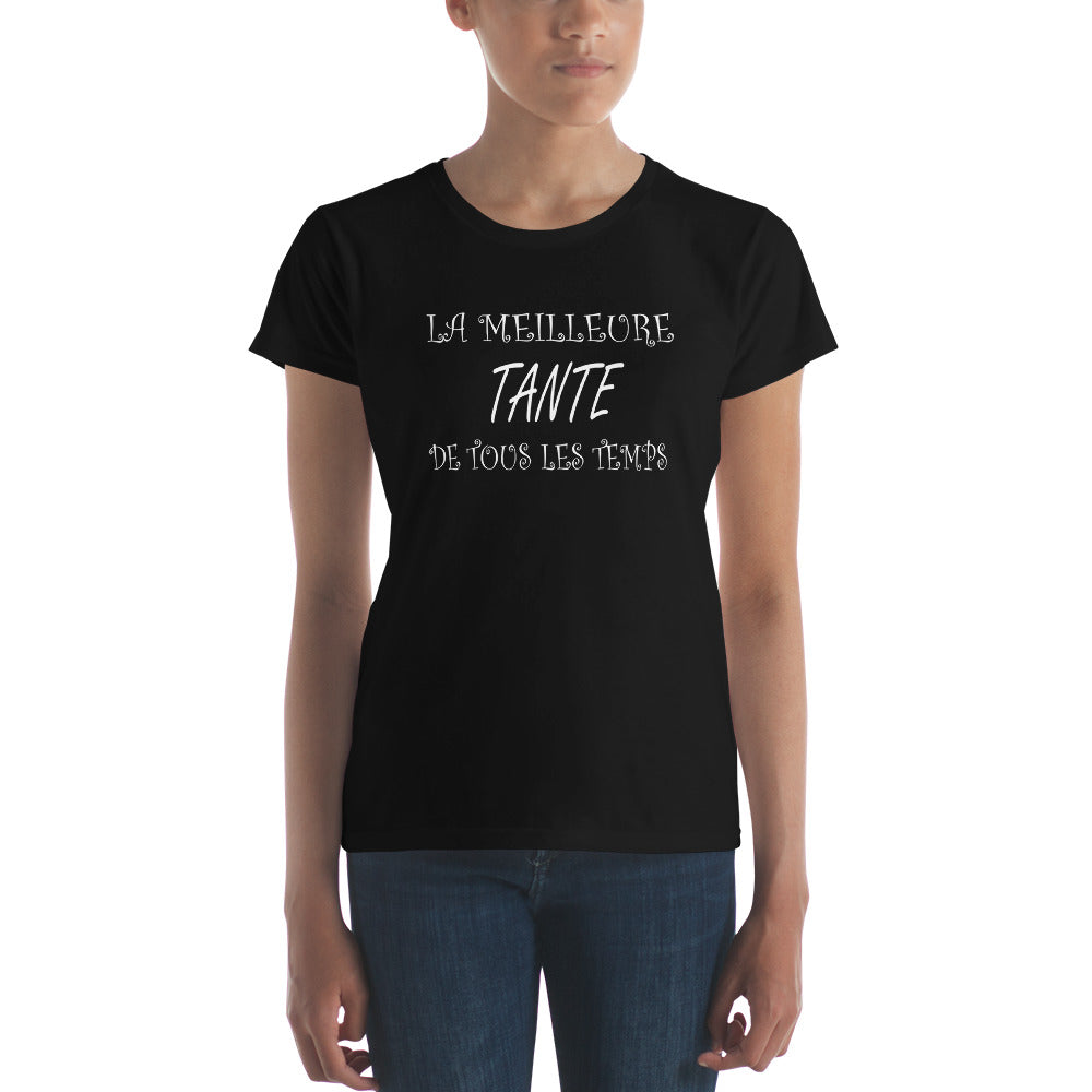 T-Shirt Ajuste Femme - Meilleure tante