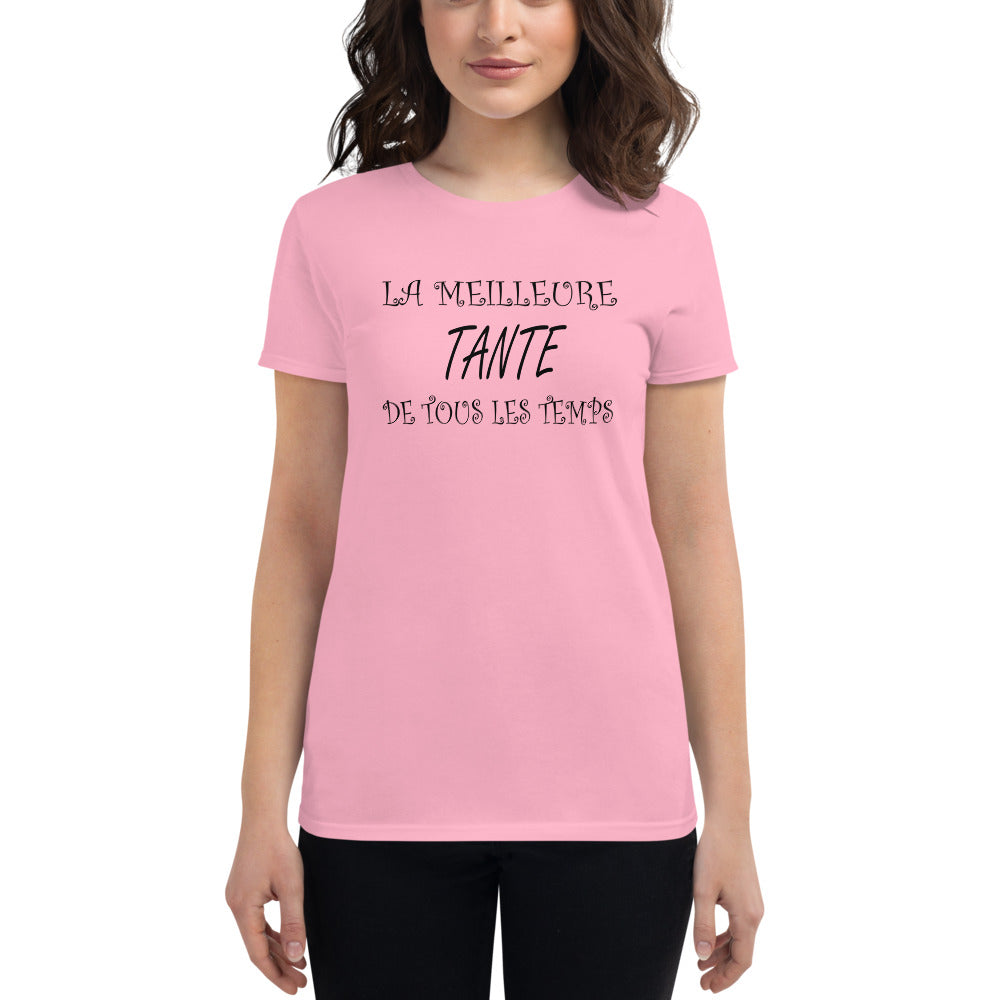 T-Shirt Ajuste Femme - Meilleure tante