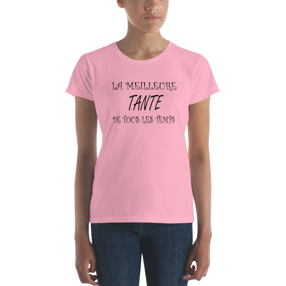 T-Shirt Ajuste Femme - Meilleure tante