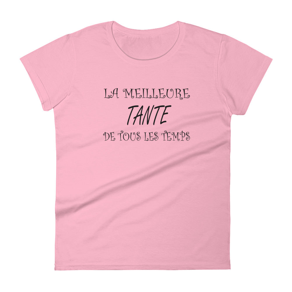 T-Shirt Ajuste Femme - Meilleure tante