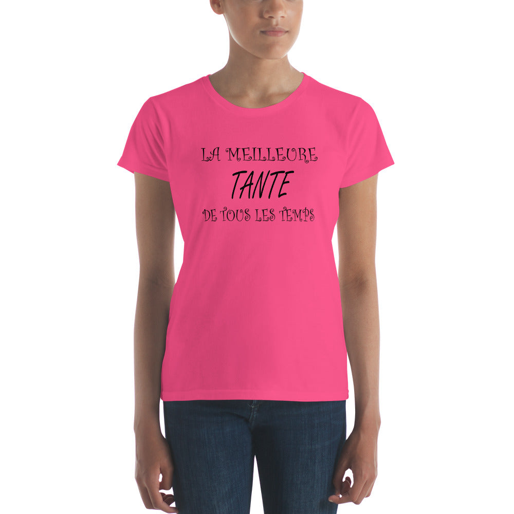 T-Shirt Ajuste Femme - Meilleure tante