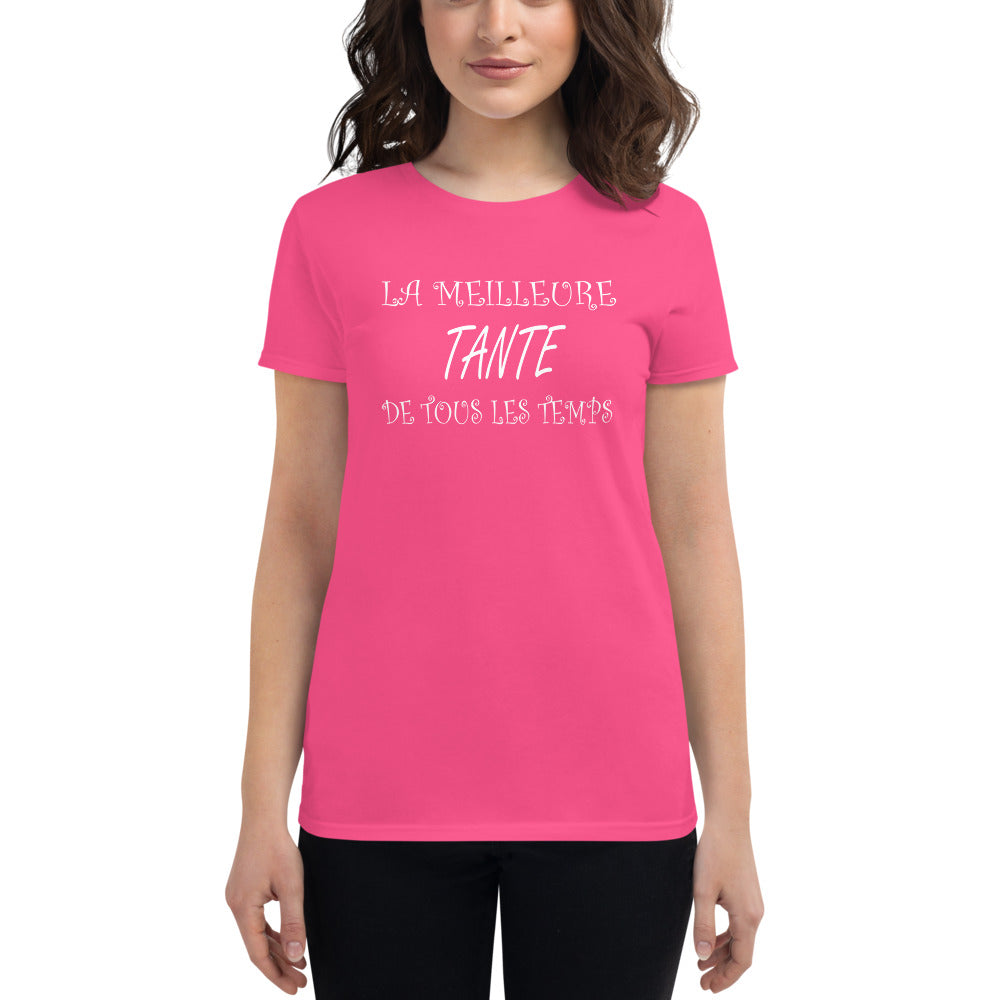 T-Shirt Ajuste Femme - Meilleure tante