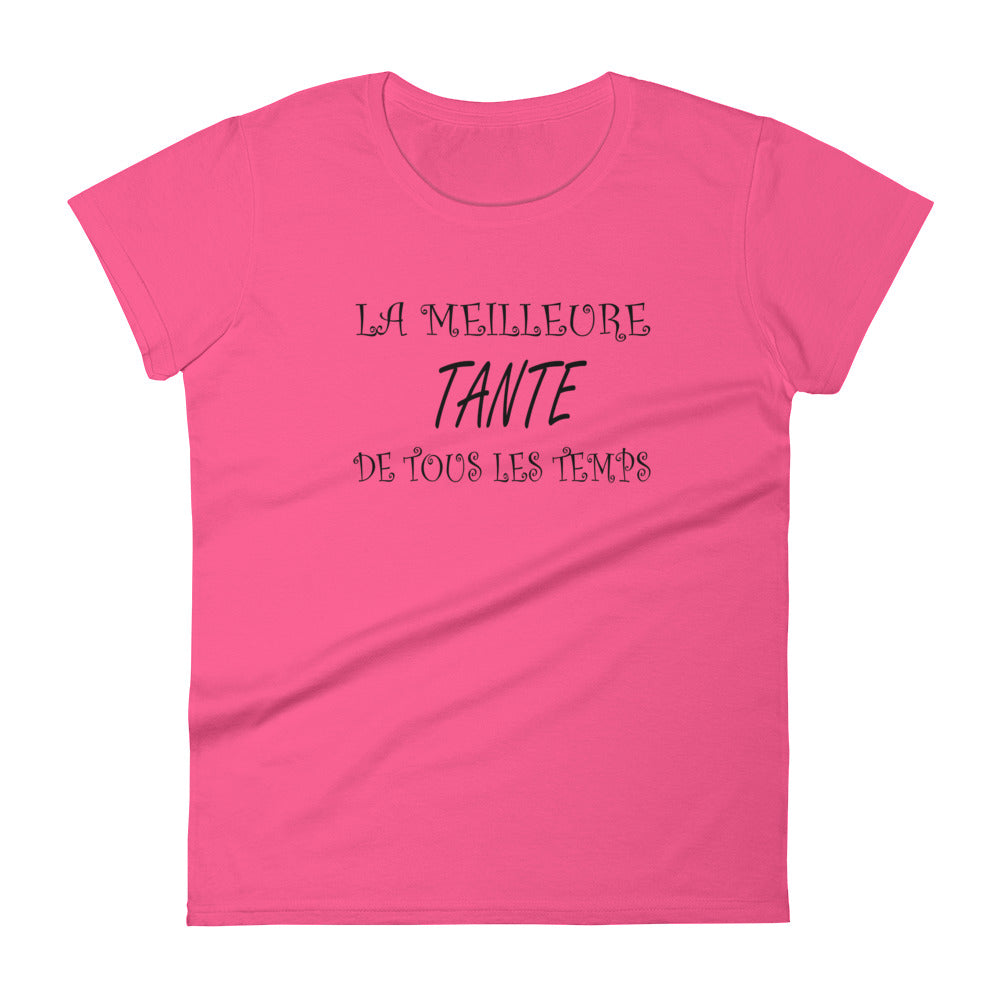 T-Shirt Ajuste Femme - Meilleure tante