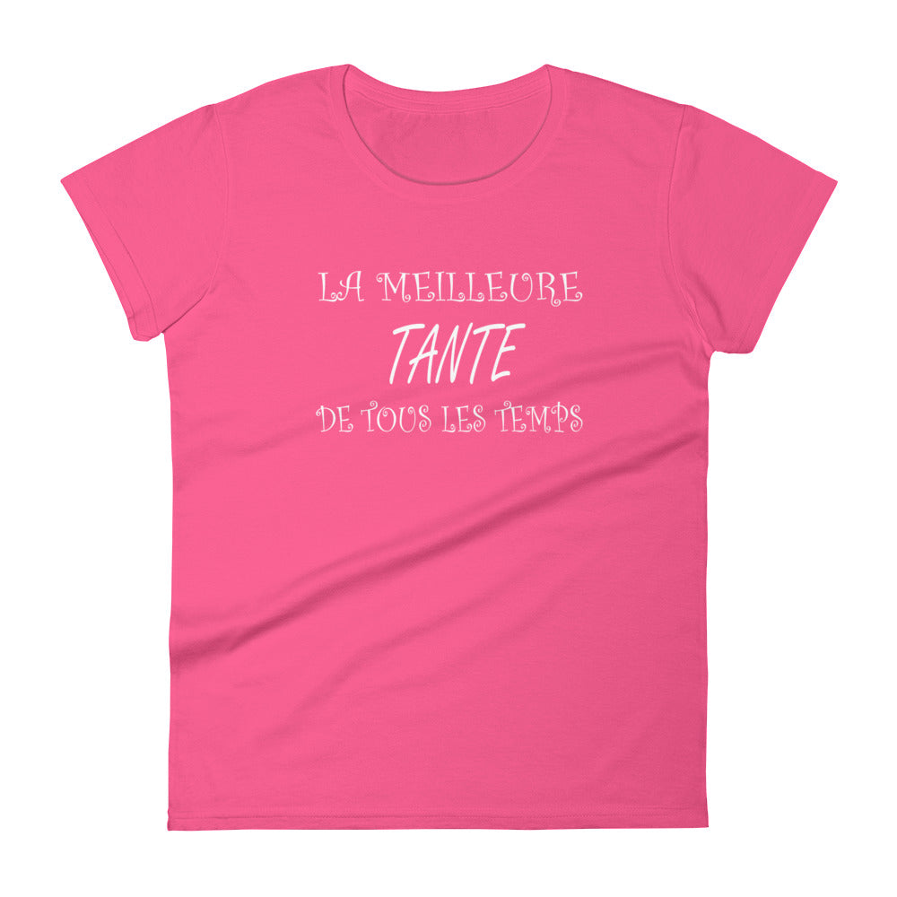 T-Shirt Ajuste Femme - Meilleure tante