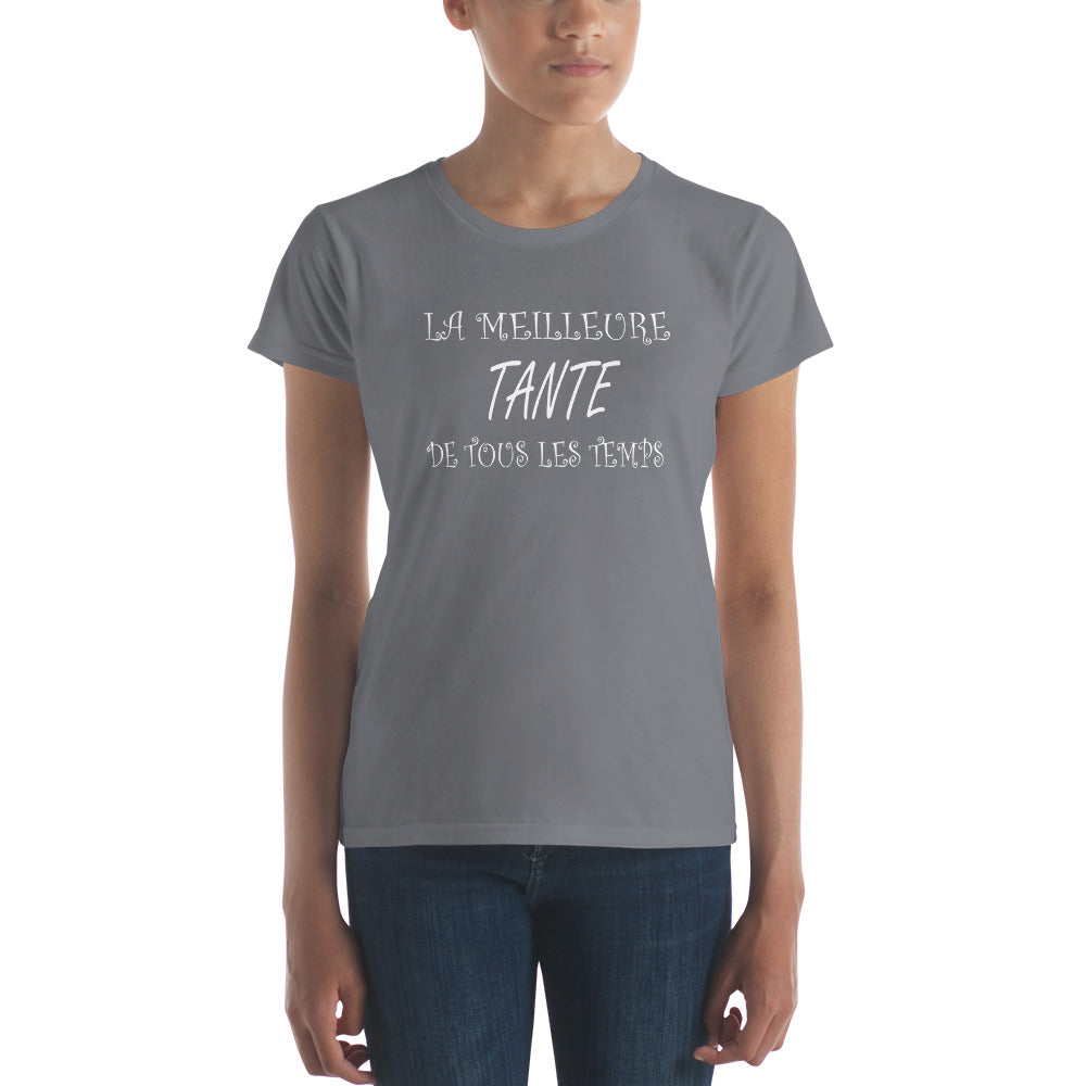 T-Shirt Ajuste Femme - Meilleure tante