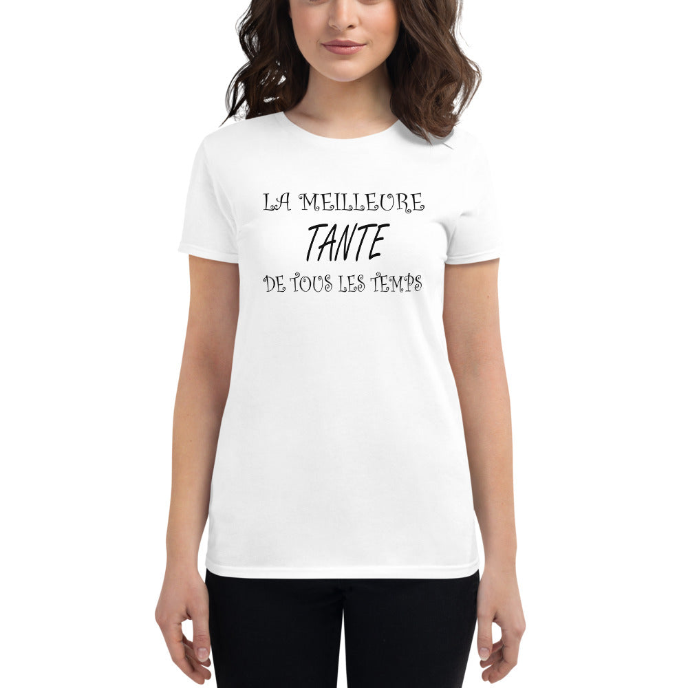 T-Shirt Ajuste Femme - Meilleure tante