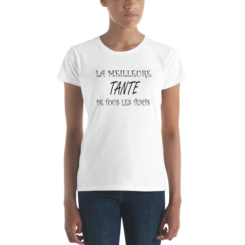 T-Shirt Ajuste Femme - Meilleure tante